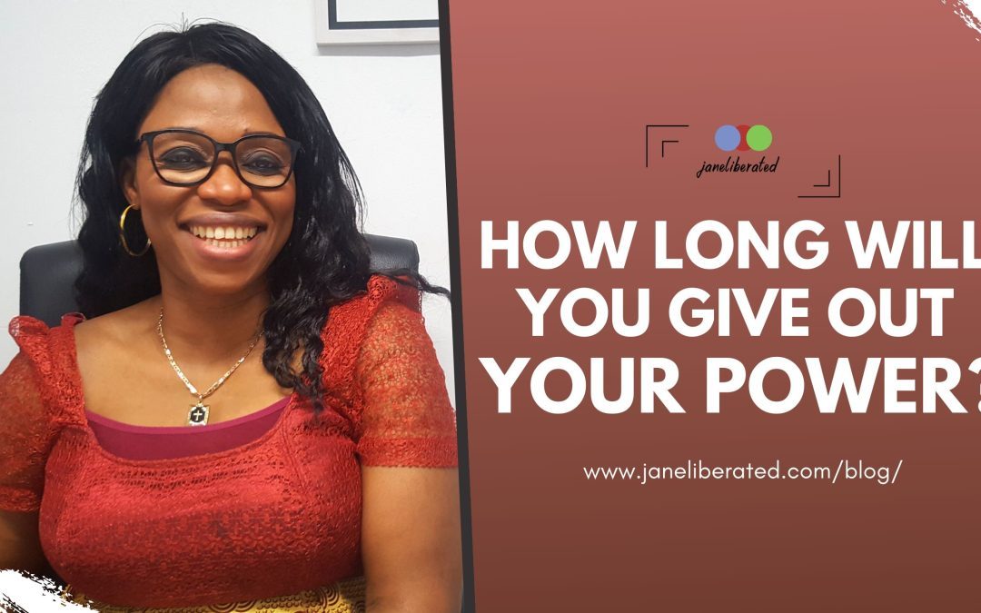 How Long Will You Give Out Your Power?