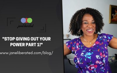 Stop Giving Out Your Power Part 1!